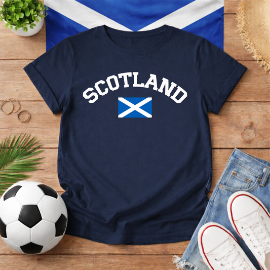 Scotland Flag World Cup Scotland Slogan Baby Tee