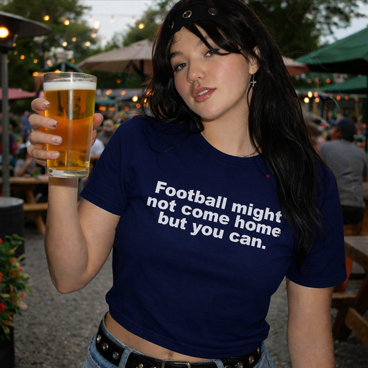 Football Might Not Come Home World Cup Scotland Slogan Baby Tee