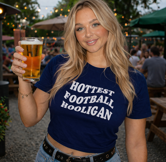 Hottest Football Hooligan World Cup Scotland Slogan Baby Tee