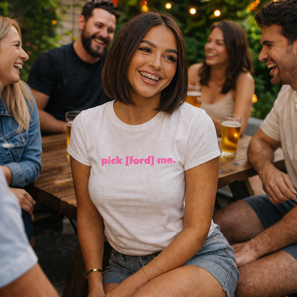 Pick Ford Me World Cup Slogan Baby Tee