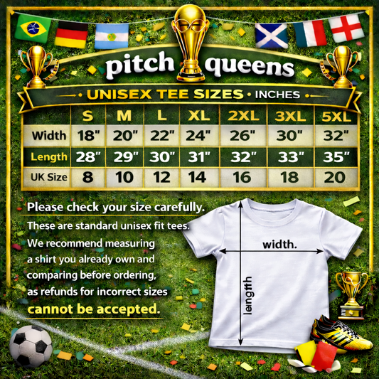 UNISEX SIZE I Only Scream This Loud World Cup 2026