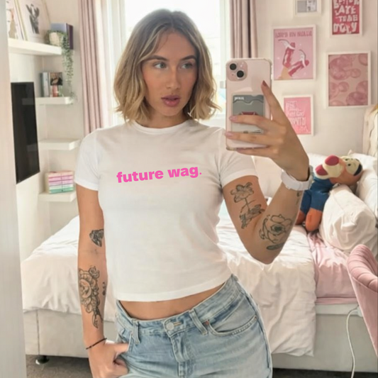 Future WAG World Cup Slogan Baby Tee
