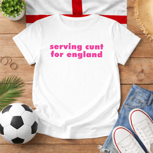 Serving Cunt for England Baby Tee