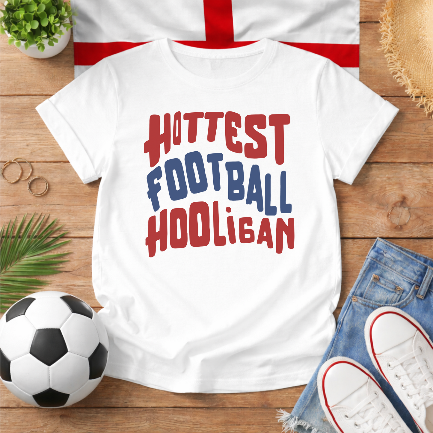 Hottest Football Hooligan World Cup Slogan Baby Tee