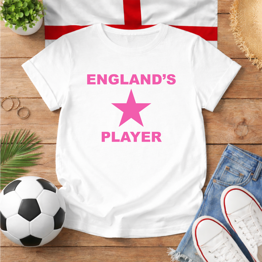 England Star Player World Cup Slogan Baby Tee