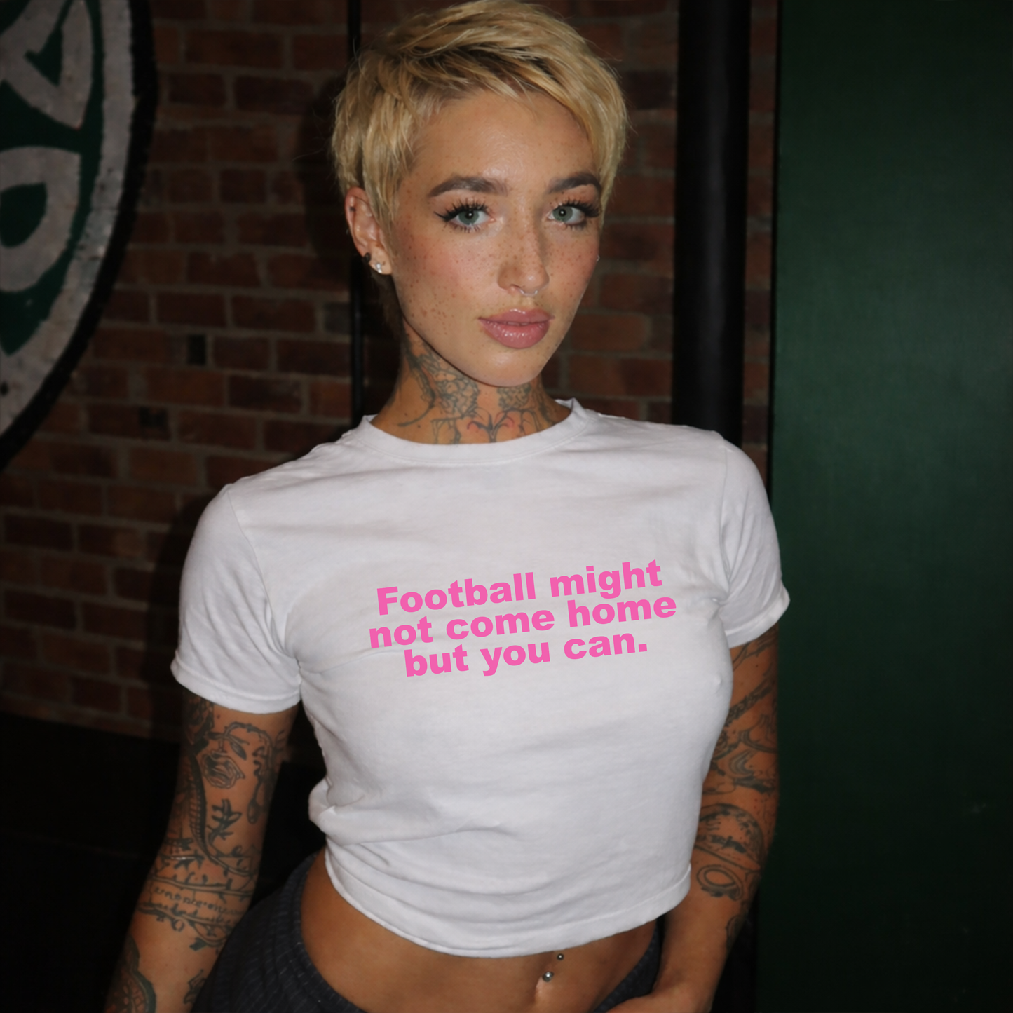 Football Might Not Come Home World Cup Slogan Baby Tee