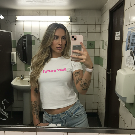 Future WAG World Cup Slogan Baby Tee