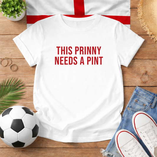 This Prinny Needs A Pint World Cup Slogan Baby Tee