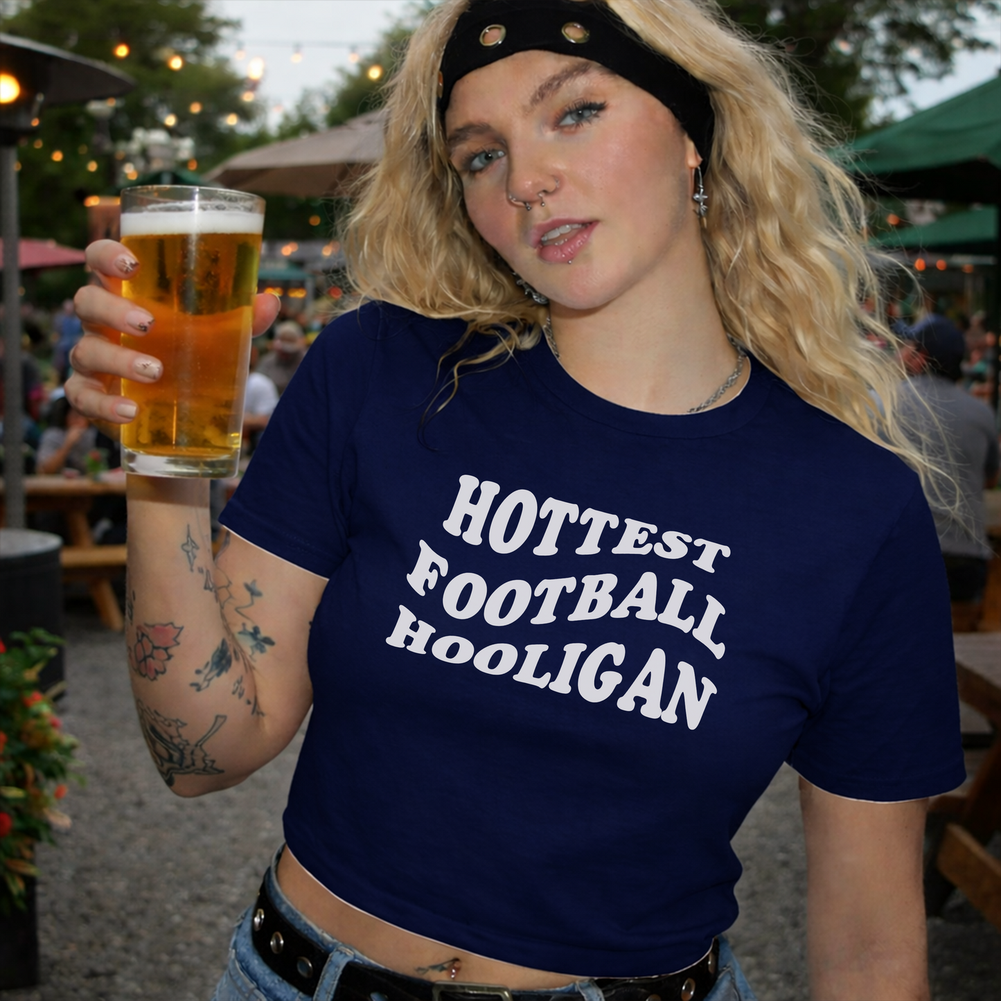 Hottest Football Hooligan World Cup Scotland Slogan Baby Tee