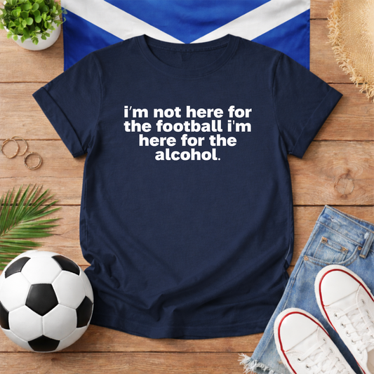 Only Here For the Alcohol World Cup Scotland Slogan Baby Tee